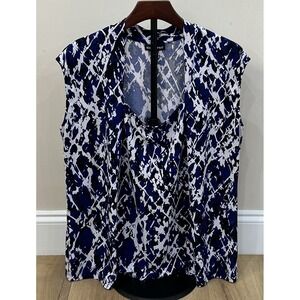 FASHION BUG Women's Top Pullover Sleeveless Multicolor Size 0X Stretch Colorful